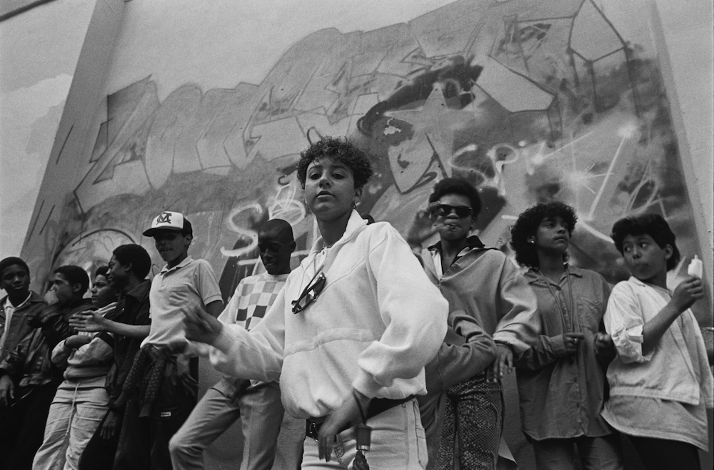 Wall Posse B-Girl, 1986, St Pauls Carnival, Bristol. © Beezers Photos